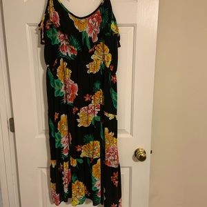Black Floral Dress